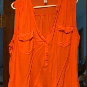 Old navy orange pocket shirt